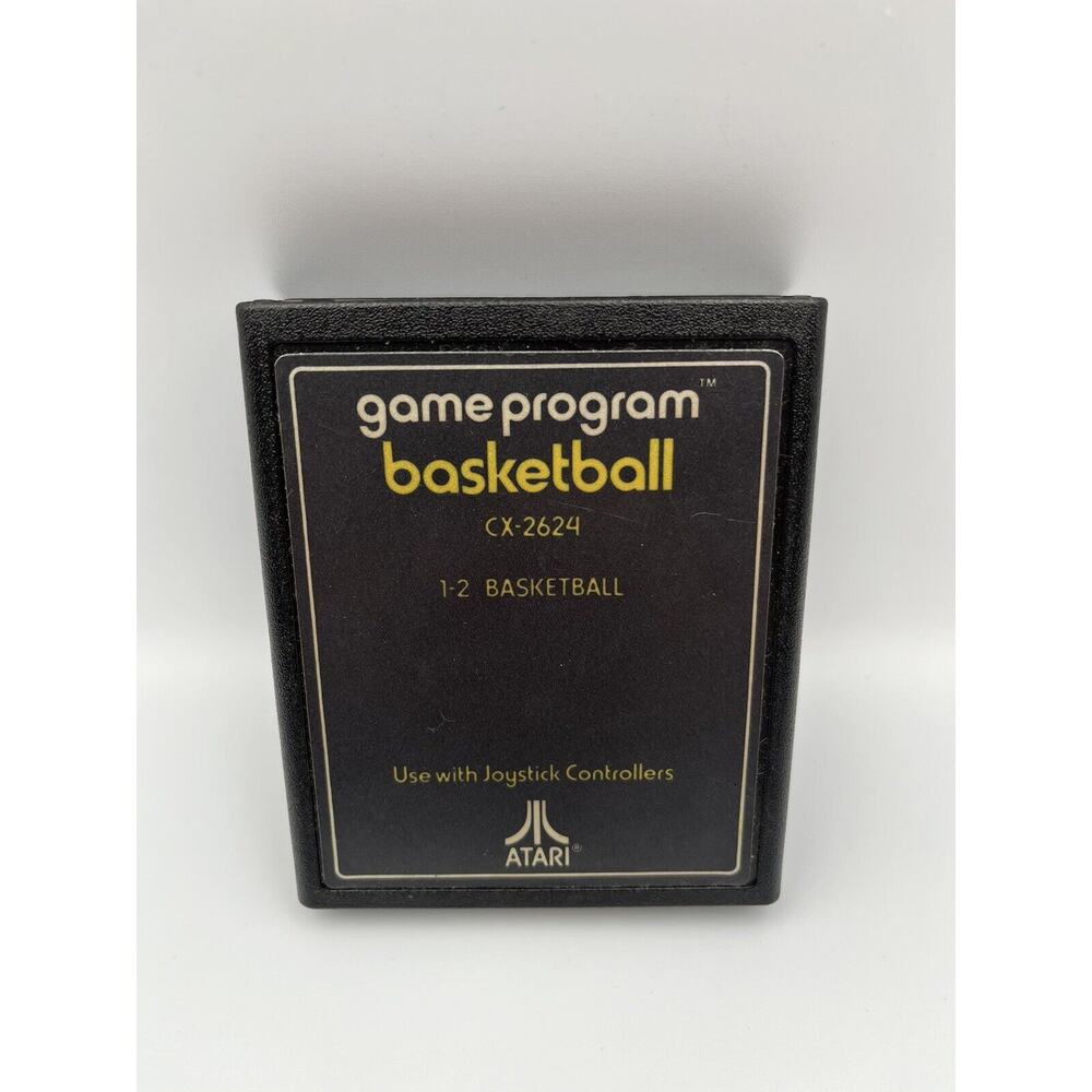 Atari 2600 Basketball Sears Tele-games Video Game Program Cx-2624